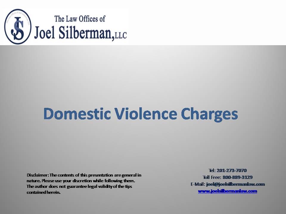 Domestic Violence Charges