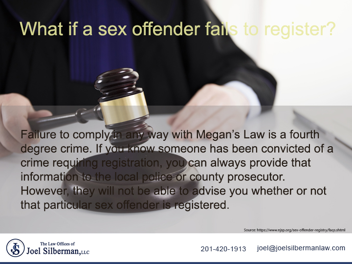 What if a sex offender fails to register?