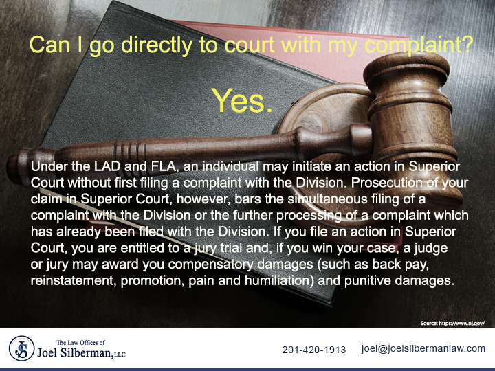 Can I go directly to court with my complaint?