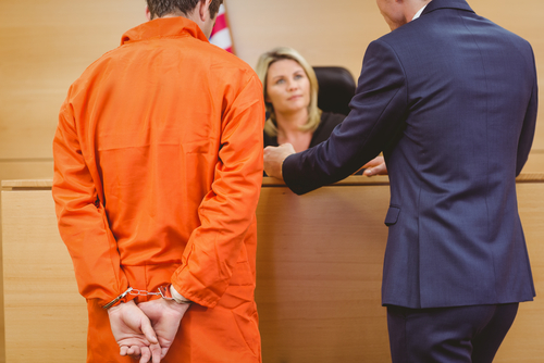 Lawyer, judge and criminal